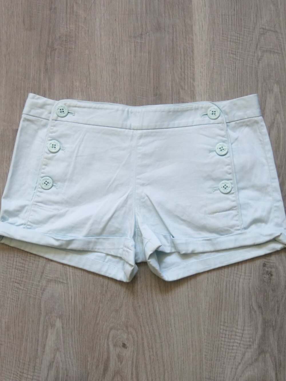 Aritzia TALULA Cotton Blend Light Blue Sailor Short - Size 4